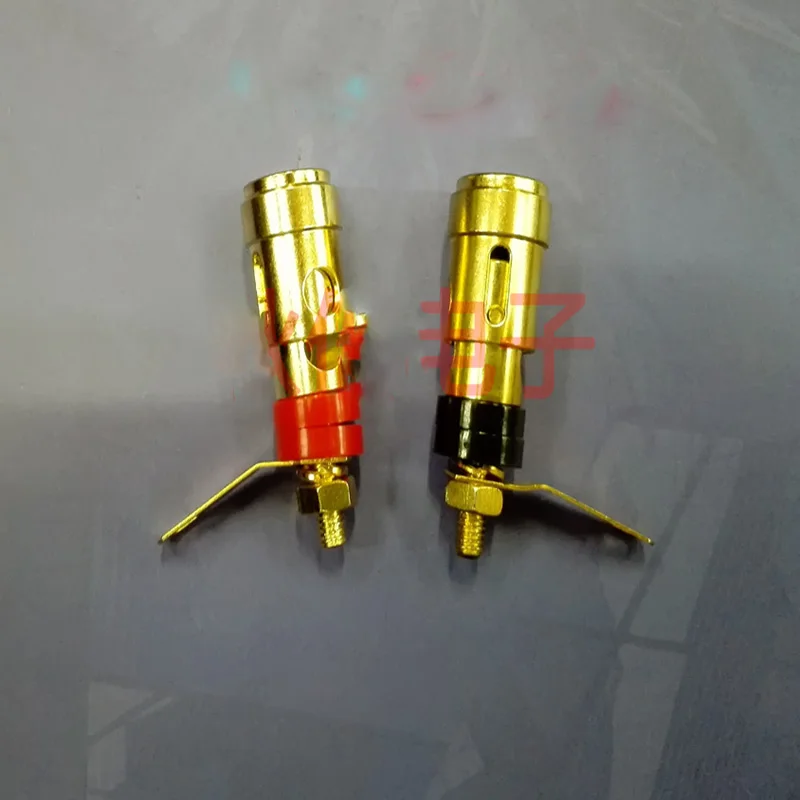 Pure copper plating large spring terminal Press type self locking