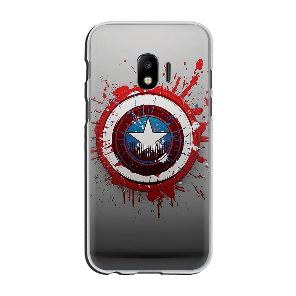 Жесткий чехол для телефона с изображением Капитана Америки для samsung Galaxy J1 J2 J3 J4 J5 J6 Plus Prime J7 DUO J8 - Цвет: H9