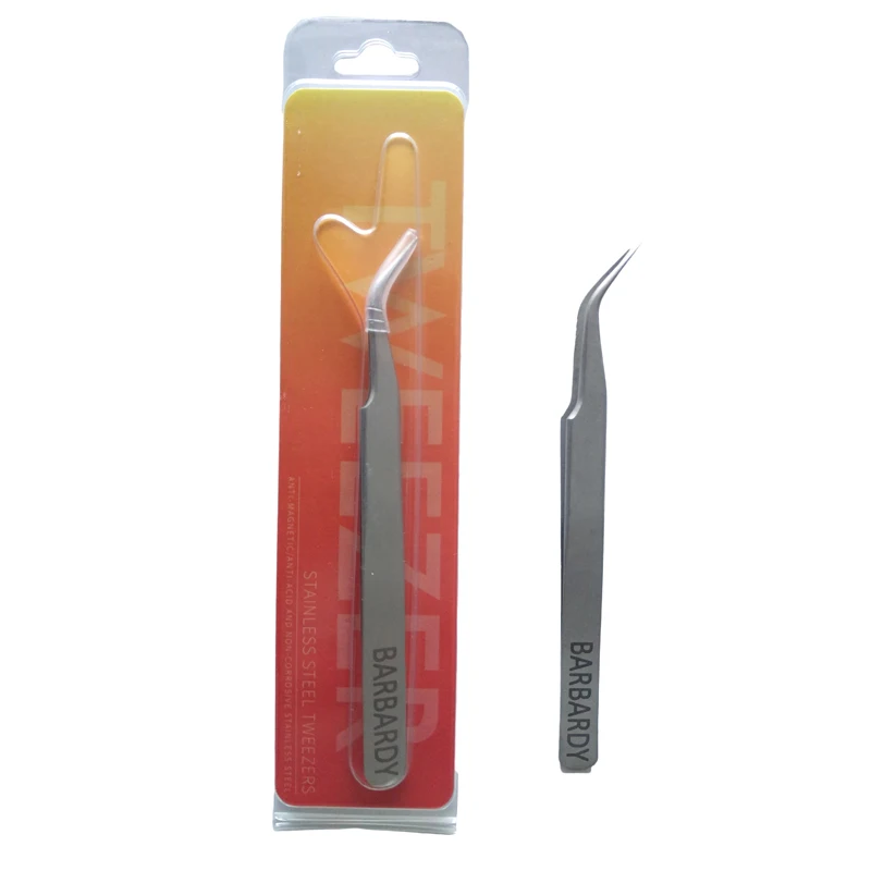 

1Pc Stainless Steel Eyebrow Tweezer Professional Permanent Make-up Supplies Eyebrow Tweezers Eyelash Extension Cosmetic Tools