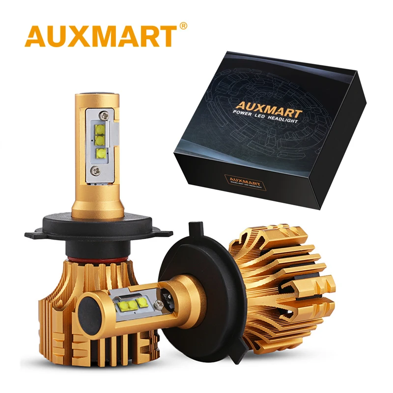 Auxmart Headlight H7 H4 H11 LED Bulb 9005 HB3 9006 HB4 H8 LED font b Lamp