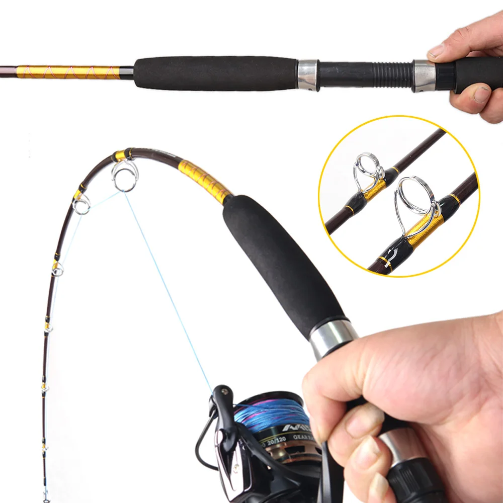 slow Jigging Rod 1.8M PE 2-4 Lure Weight 60-200G 30kgs Shipping Boat Rod Ocean Fishing Rod