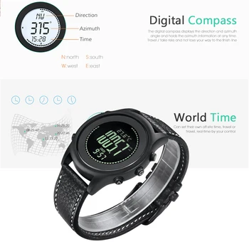 

Smart wristband Waterproof bracelet Sport Smart Watch Outdoor Activity Watch Compass Weather Altimeter Thermometer Barometer