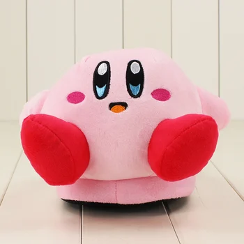 Kawaii Pink Kirby Plush Slippers 1