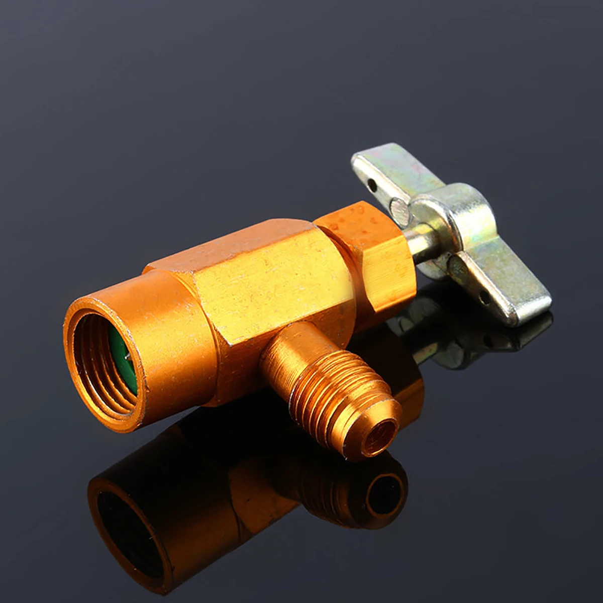 1pc x AC R-134a Refrigerant Tap Can Dispensing 1/2" ACME Thread Valve M16 Thread