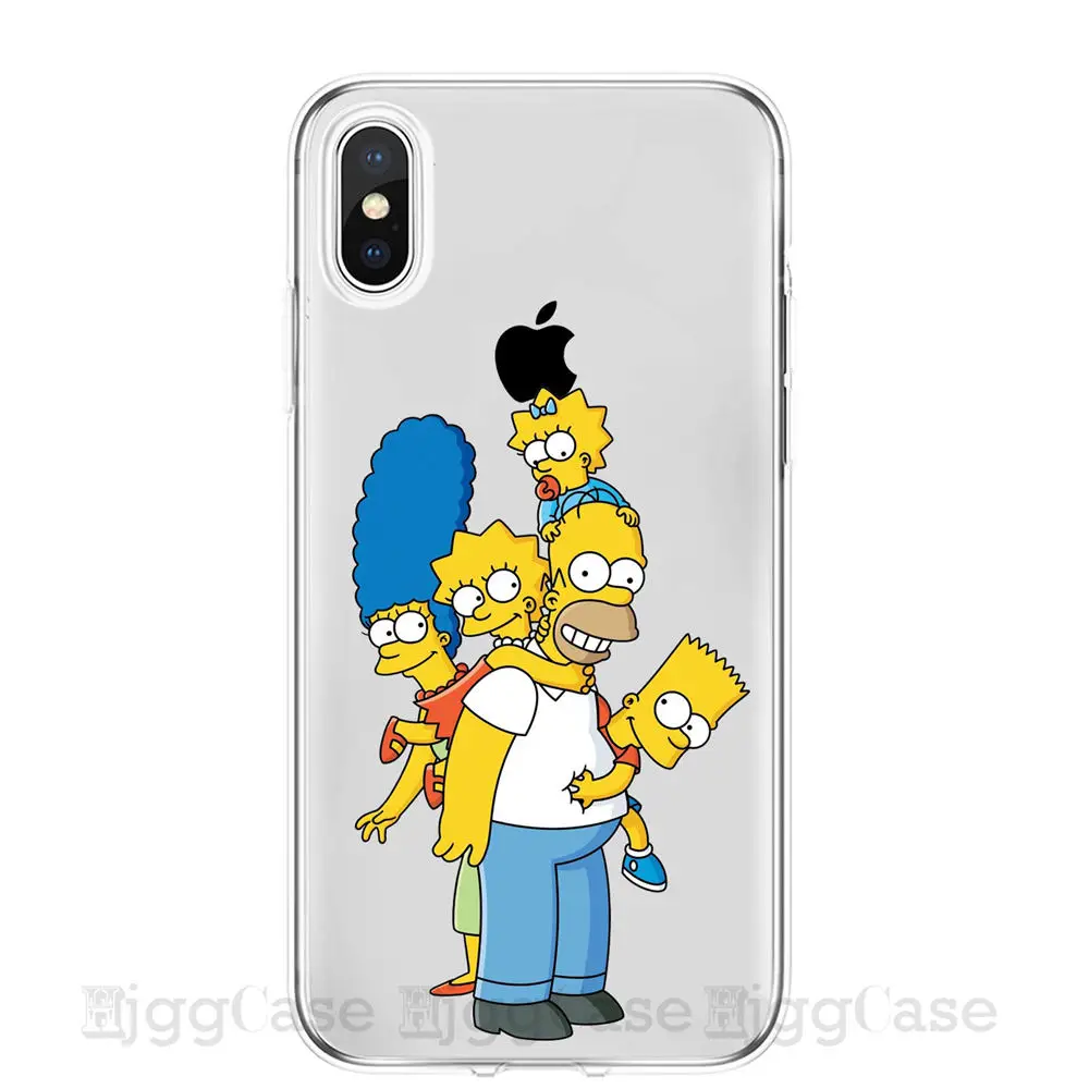 Homer J. Simpson Телефон чехол для iPhone 6 6s 7 8 PLUS X XR XS MAX Милый Забавный модный мультяшный силиконовый чехол для телефона s чехол для телефона Coque Capa Funda для iPhone 11 Pro Max чехлы - Цвет: F3792