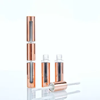 

100 Pcs Double Head Lip Gloss Tube, 10ml Double Side Empty Lip Oil Container Cosmetic Packing 5ml*2