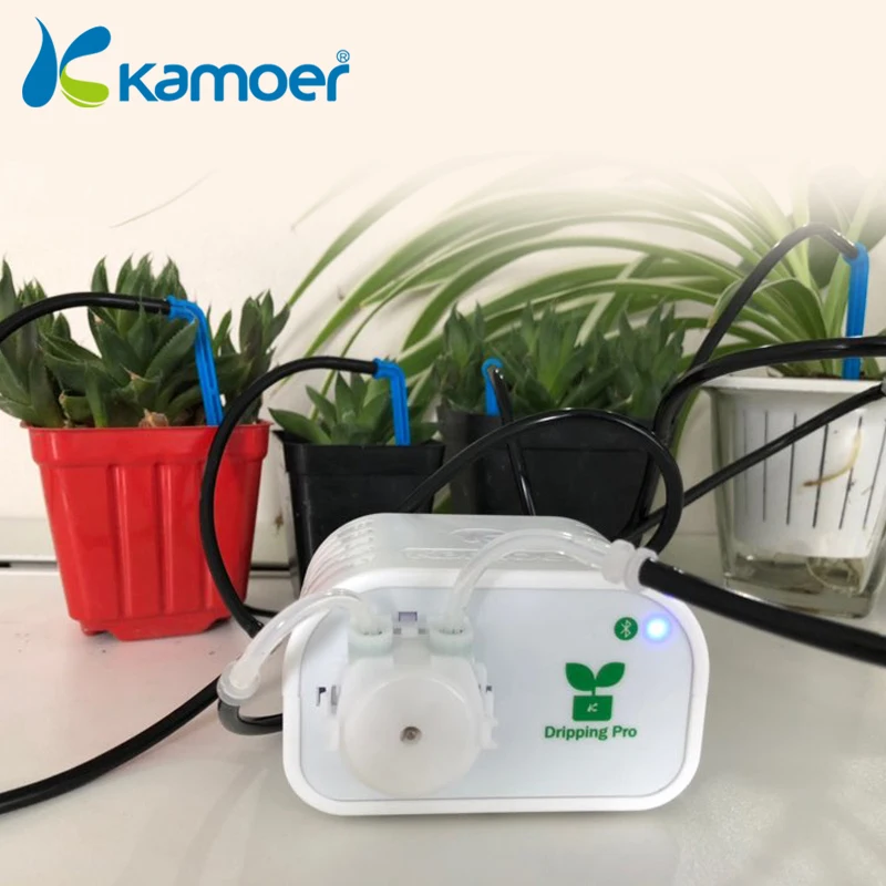Kamoer Blueteeth control Intelligent garden Automatic watering device Succulents plant Micro Drip Irrigation timer system Kamoer Blueteeth control Intelligent garden Automatic watering device Succulents plant Micro Drip Irrigation timer system