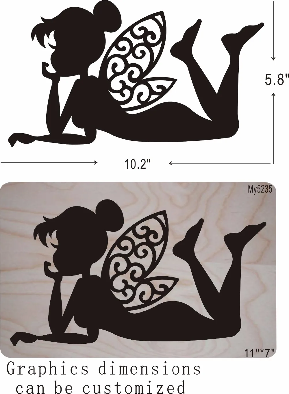 

Fairy fairy wood moulds die cut accessories wooden die Regola Acciaio Die Misura MY