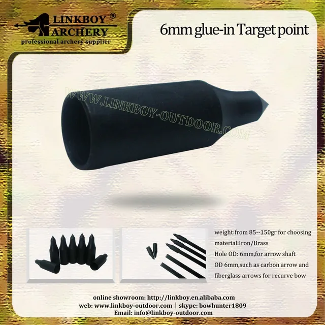 Archery glue in Target point broadheads, target point for wooden
