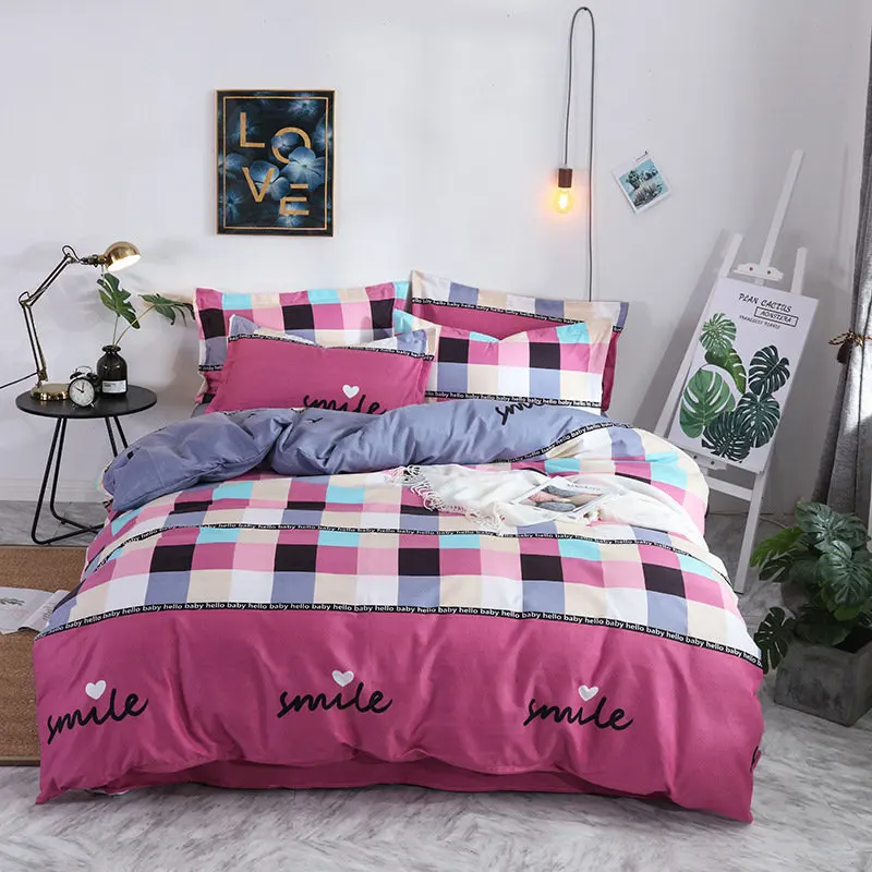 

Bedclothes-Active cotton thickened four-piece set Oumeifeng three-piece bedding gift show sales XHS0129