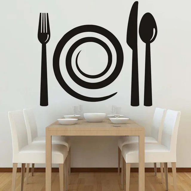 Cheap Spiral Plate And Cutlery Wall Decal, Black Pattern Removable Vinyl Wall Sticker Art, Dining Room, Kitchen Wall Art,JD3269B1 Cheap Spiral Plate And Cutlery Wall Decal, Black Pattern Removable Vinyl Wall Sticker Art, Dining Room, Kitchen Wall Art,JD3269B1