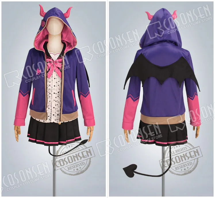 COSPLAYONSEN Love Live! Yazawa Нико Косплей Костюм Маленький Дьявол Ver Полный комплект с