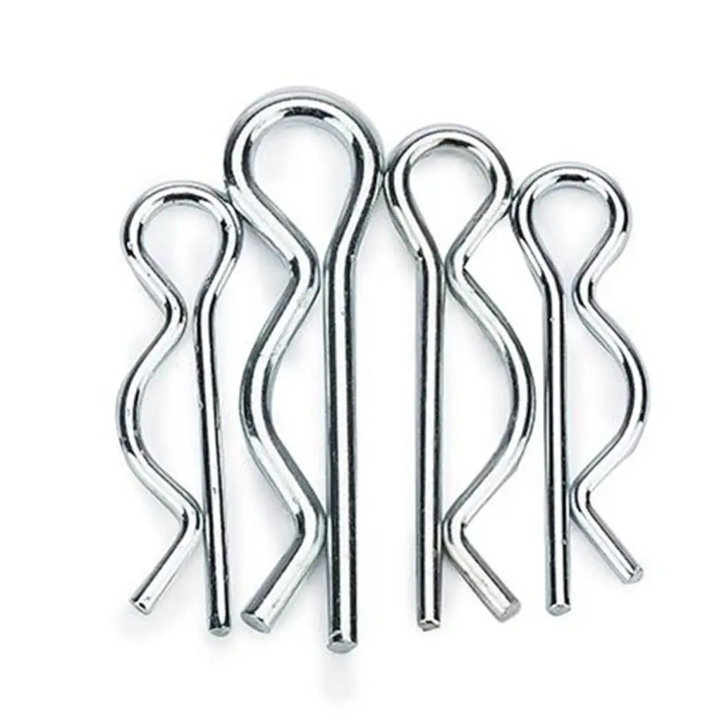 

M1.2/M1.6/M2.5/M3 split wave pin galvanized steel Bayonet Cotter pin closed Alignment cotter wave B R shaped shaft split pin