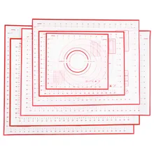 Антипригарный силиконовый коврик для выпечки многоразовый коврик для выпечки накипь для раскатки теста коврик для замеса приготовления теста кухонный инструмент для выпечки