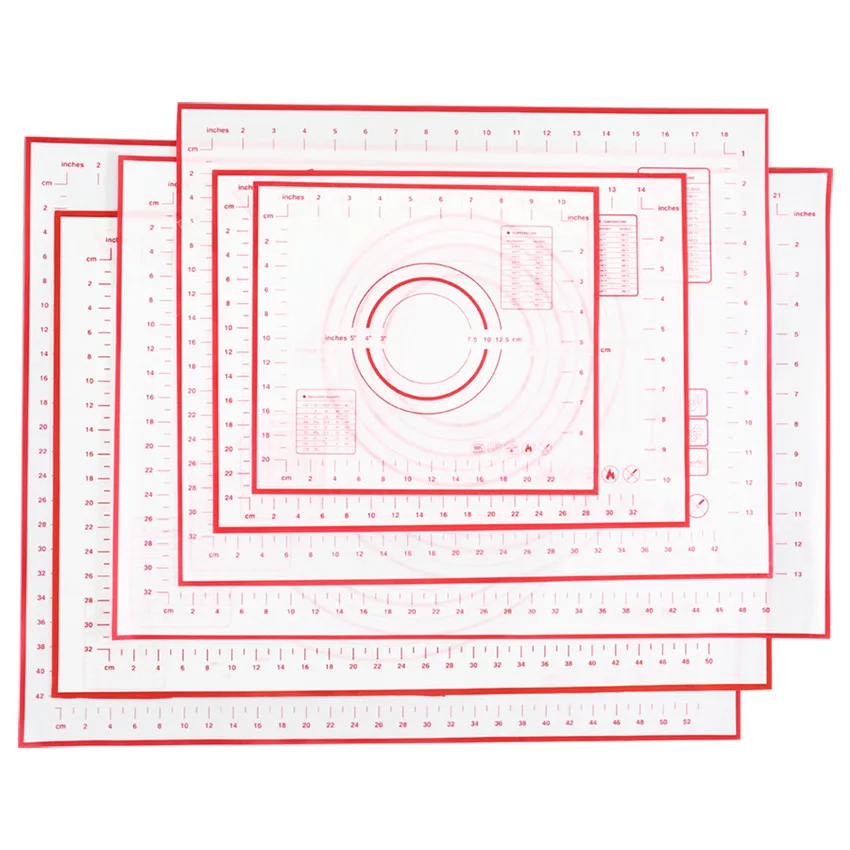 

Non Stick Silicone Baking Mat reusable Baking Mat Scale Rolling Dough Pad Kneading Cooking Pastry Kitchen Baking Tool