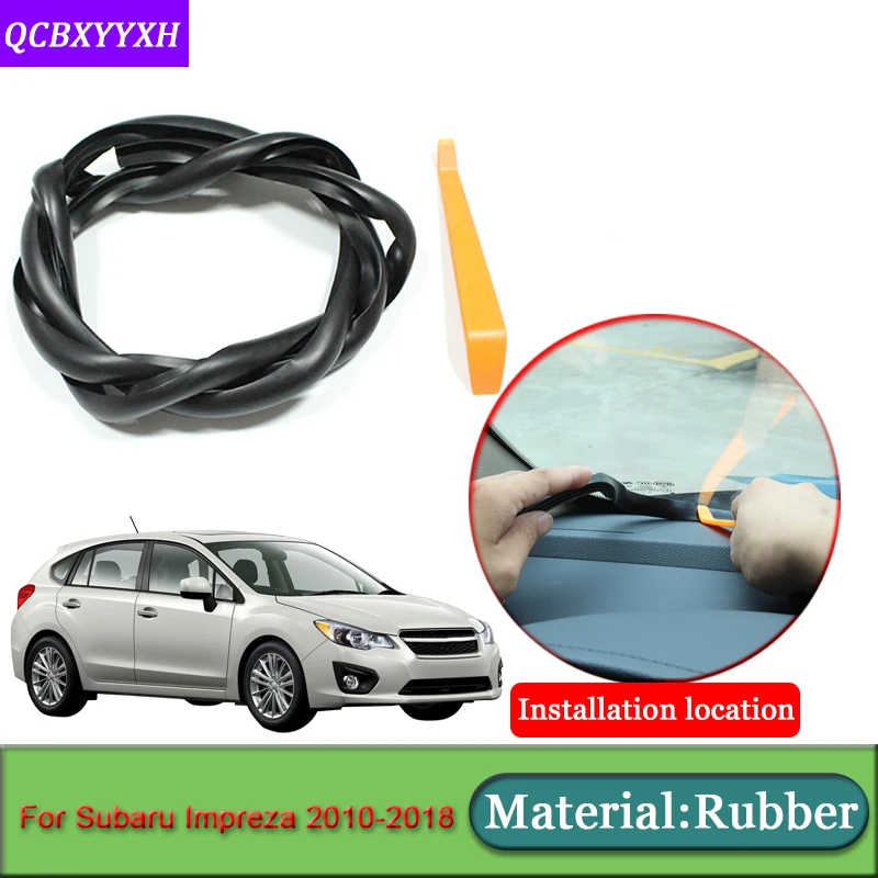 Автостайлинг для Subaru Impreza 2010- анти-звуконепроницаемые не пропускающие шума пылезащитные приборные панели автомобиля Лобовое стекло уплотнительные полосы автомобильные аксессуары