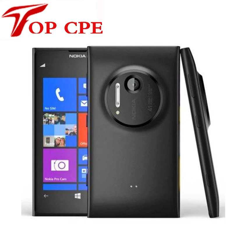 Original Nokia Lumia 1020 41 0MP Camra 32GB ROM 2G Brand mobile phone unlocked 4 5