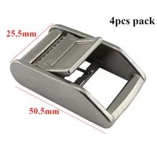 316 нержавеющая сталь кулачковая Пряжка храповая Пряжка для 25 мм " Завязывающийся ремень/лямки грузовой ремень сумки для багажа металлические пряжки