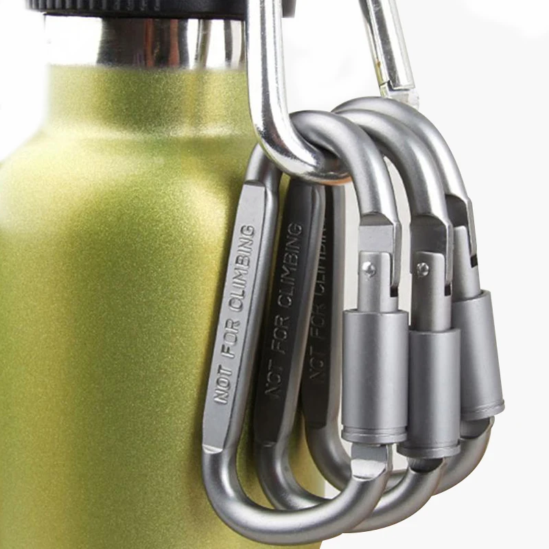 

Climbing Travel Hooks Kit Camping Equipment Alloy Aluminum Survival Gear Mountaineering Hook Mosqueton Carabiner New