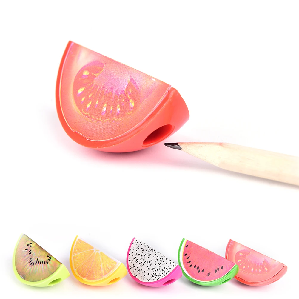 

2pcs Kawaii Fruit Hand Pencil Sharpener Child Funny Stationery School Supplies Papeleria Taille Crayon Tempera Matite