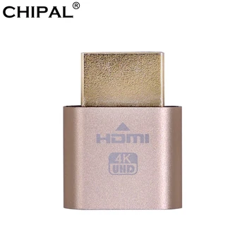 

CHIPAL 10PCS VGA Virtual Display Adapter HDMI Plug DDC EDID Display Cheat Headless Ghost Display Emulator Video Card Lock Plate