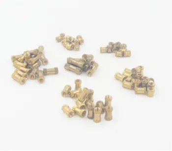 

150pcs M3 Brass Knurl Insert Nuts Threaded Assortment Set Kit with Plastic Box