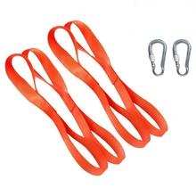 4 шт. 1" Универсальный мягкие петли Автомобиль Мотоцикл Буксировка Веревки сковать ремни для Мотокросс Мотоцикл ATV Байк галстук падения