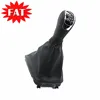 Airsusfat-perillas de palanca de marchas de 5 velocidades y 6 velocidades para coche, pomos con Bota de cuero Giator para Skoda Octavia 2 Skoda Superb 2 3t07113b 3TD711113 ► Foto 2/6