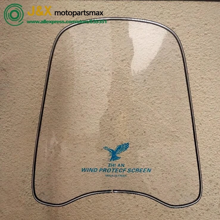 

5% Universal Motorcycle Windscreen Windshield Wind Deflectors Scratch Resistant Scooter Dirt Street Bike