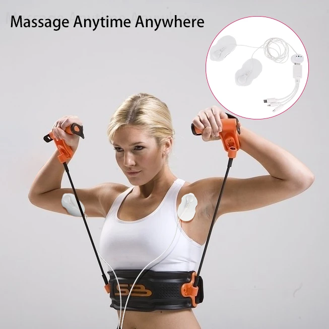 Mini meridian portable muscle stimulator body Massager Phone Control acupuncture therapy back Electrode Patch Health Relaxation