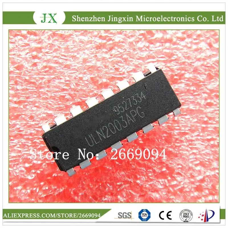 200 шт. ULN2003AN DIP16 ULN2003A ULN2003 ULN2003APG DIP новый и оригинальный IC | Электроника