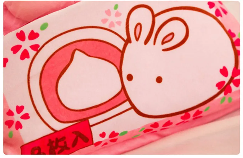 8pcs Big Bag Chicken Sakura Bunny Rabbits Bag Pudding Plush Simulation Snack Throw Pillow Toys Cartoon Dolls (14)