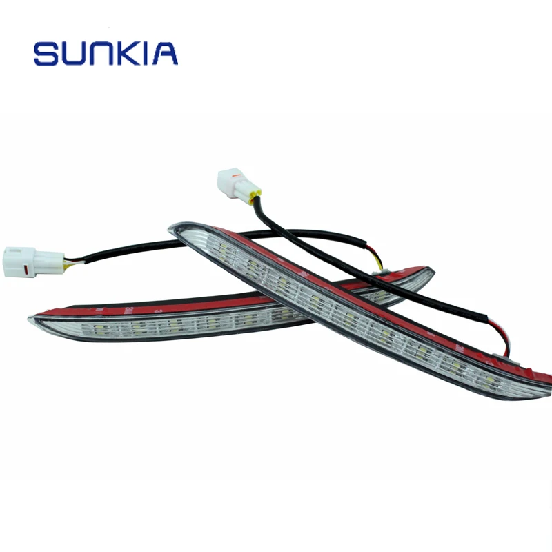 Free Shipping 2 Pcs set LED Daytime Running Light For font b KIA b font K2