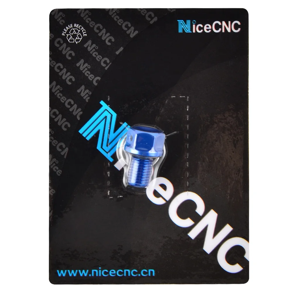 NICECNC M10x1.25 Oil Drain Plug Bolt For YAMAHA YZ125 YZ250F YZ450F YZ125X YZ250FX YZ450FX WR250F WR450F SUZUKI DRZ400S/E/SM
