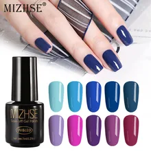 MIZHSE 7 мл Лак для ногтей великолепный Гель-лак для ногтей Vernis покрытие гель-лаки для ногтей Гель-лак Полупостоянный УФ-основа