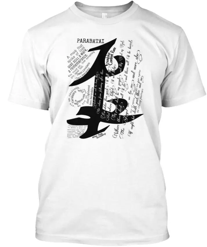 

2019 Newest Fashion 2019 New Mens T Shirts Parabatai Quotes - Standard Unisex T-Shirt (S-5XL) 100% Cotton Tee Shirt