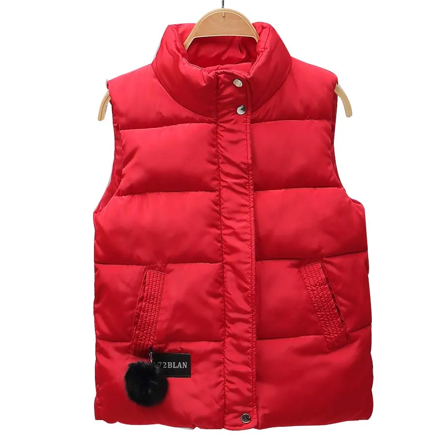 Kopen 2019 Herfst Winter Vrouwen Vest Mandarijn Kraag Mouwloze Korte Jas Vrouwen Jas Vest Vrouwelijke Plus Size Chalecos Para Mujer