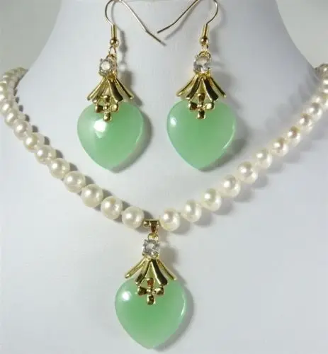 

Free shipping New style Natural noble jewelry>>>>Fashion 7-8mm Pearl stone Necklace Earring Pendant Jewelry Set