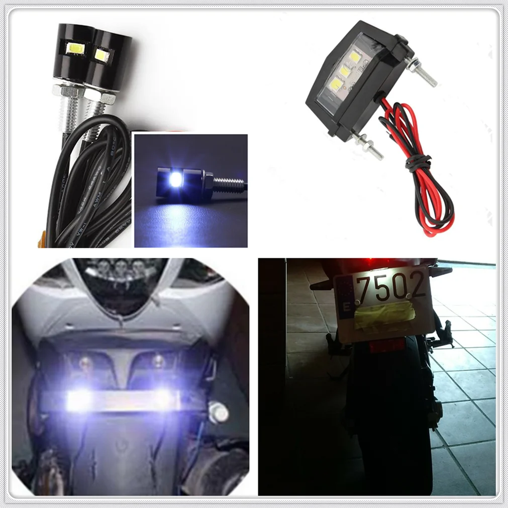 led number plate lights motorcycle