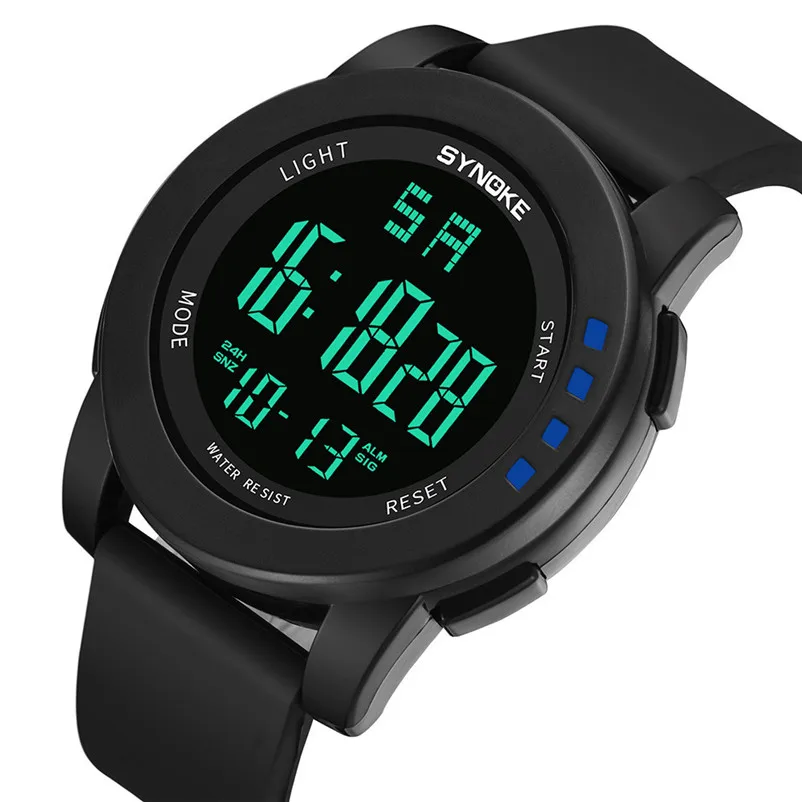 SYNOKE brand men sports watches zone Multi Function Military Sports Watch LED Digital Dual Movement Watch Clock Relogio O29#N (3)