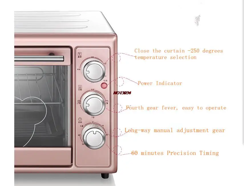 Медведь/DKX-B30N1 многофункциональная электрическая печь для выпечки торта, домашняя печь для пиццы, 30л