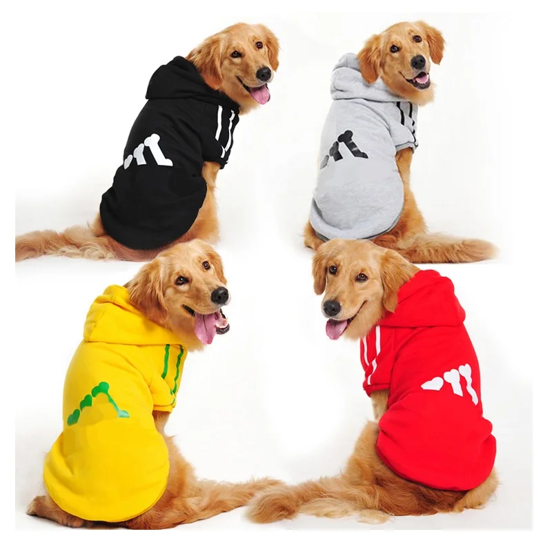 Pet Dog Cotton Clothes For Large Dogs Winter Coat Hoodies Jackets