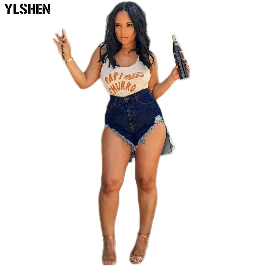 

Sexy Vintage High Waist Crimping Denim Shorts Women 2019 Korean Casual Booty Shorts Jeans Summer Hot Short Pants Women 2019