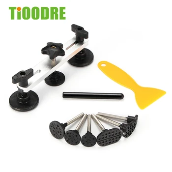 

TiOODRE11-piece set of repair dent drafting tool set instrument paint-free body dent removal kit label tool kit