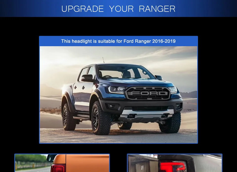 AKD автомобильный Стайлинг для Ford Ranger задний светильник s 2012- Ranger T8 T6 задний фонарь светодиодный задний светильник DRL тормоз заднего хода авто аксессуары