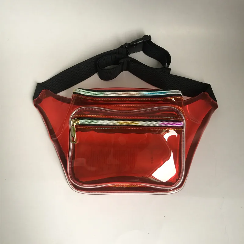 Новая прозрачная набедренная сумка, пояс для денег, лазерная поясная сумка, сумка banane, женская сумка, светоотражающая, против розового цвета, Женская поясная сумка, поясная сумка - Цвет: 15