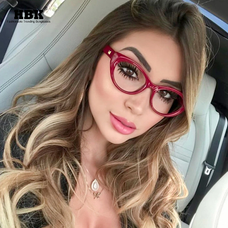 

Sexy Transparent Glasses Frame Women Vintage Black Clear Rectangle Eyeglasses Frame Men Glasses Clear Lens Optical Eyewear 2019