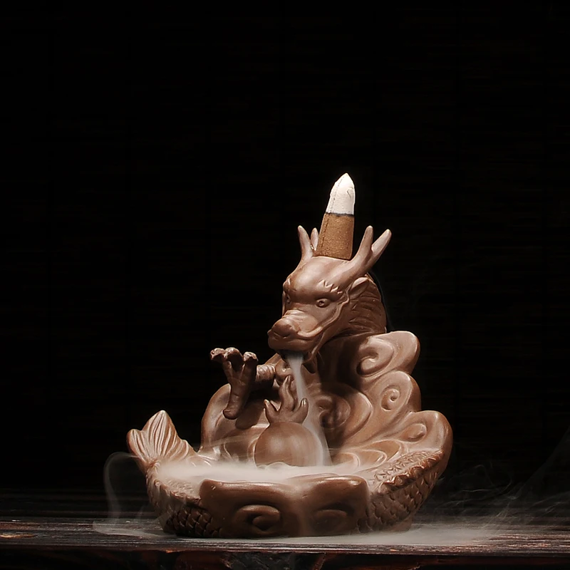 Chinese Dragon Incense Burner Ceramic Incense Burner Creative Home