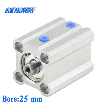 

CQ2B/CDQ2B with magnet bore 25mm stroke 5/10/15/20/25/30/35/40/45/50mm Double Acting single rod compact air cylinder smc type