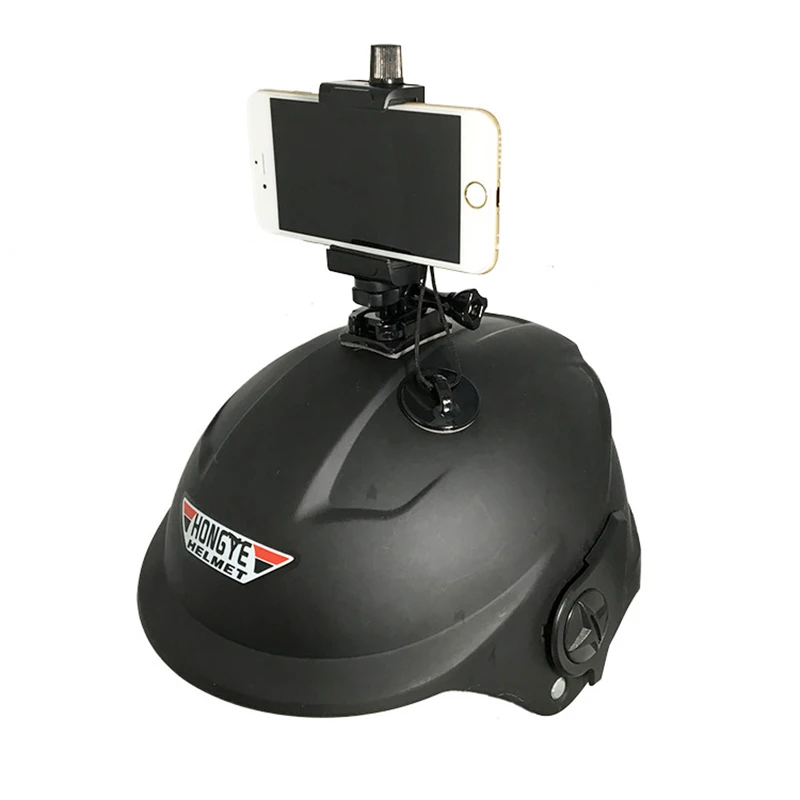 Держатель для смартфона на шлем Samsung Iphone Huawei Xiaomi мобильный телефон GOPRO YI 4K Sjcam EKEN
